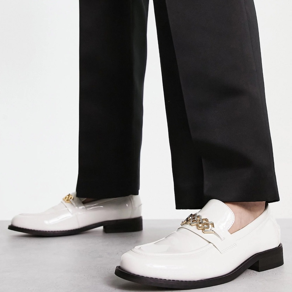 ASOS faux leather loafers